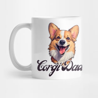 Corgi Dad T-Shirt - Dog Lover Gift, Pet Parent Apparel Mug